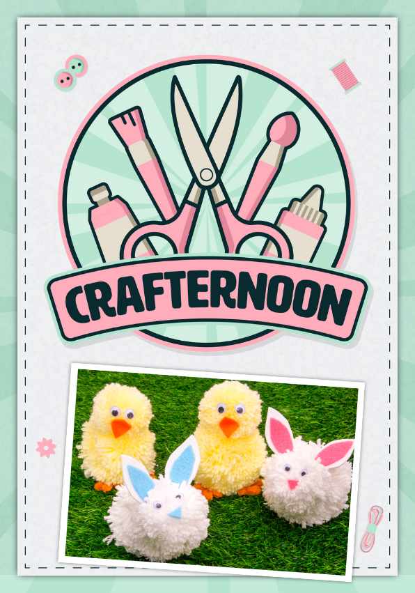 Easter Pom Poms Crafternoon